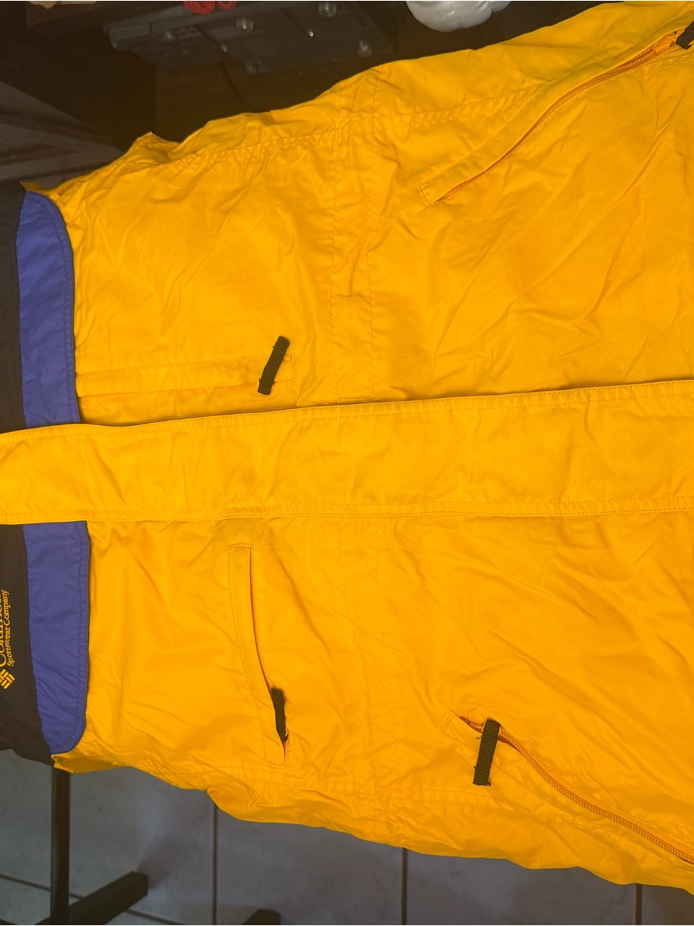 Columbia Yellow Women's rain jacket
